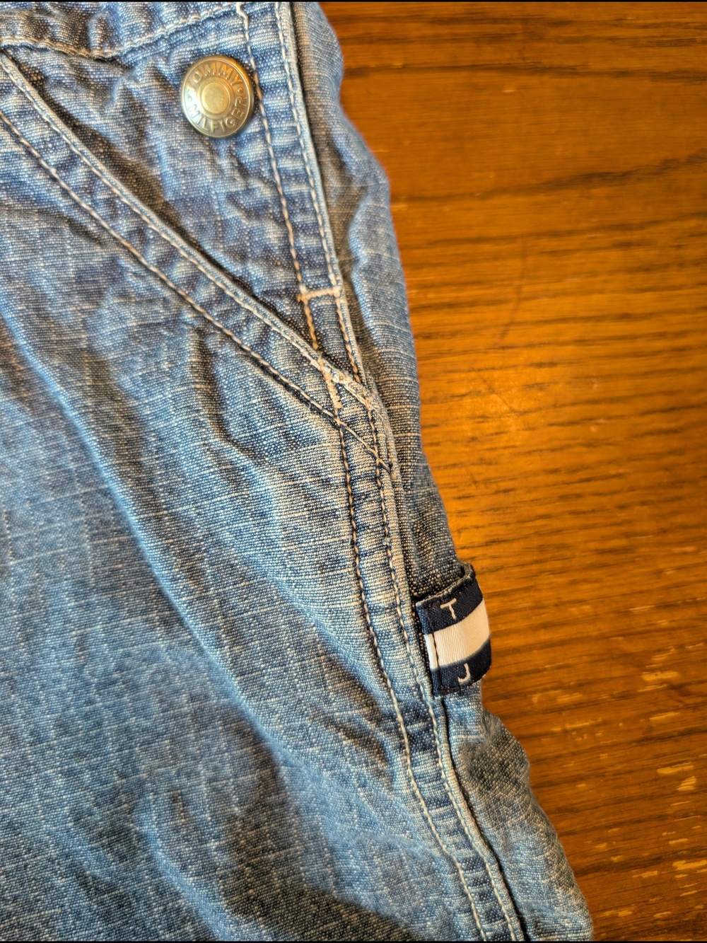 Vintage Tommy Hilfiger Denim Overalls Toddler Size 18-24 Months - Picture 5 of 8